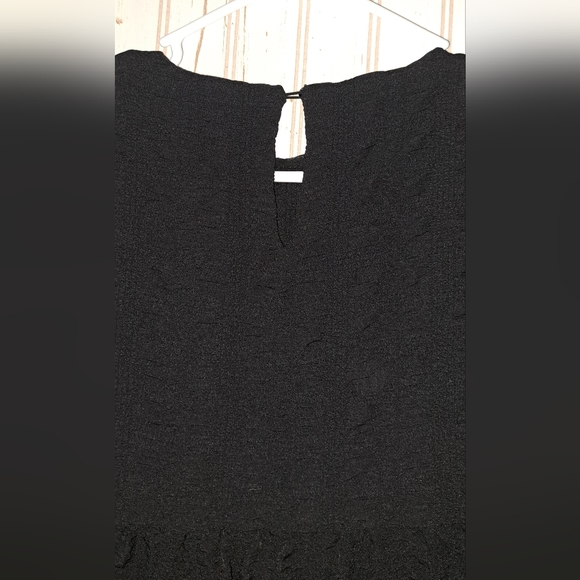Zara Black Textured Mini Dress - Picture 12 of 14